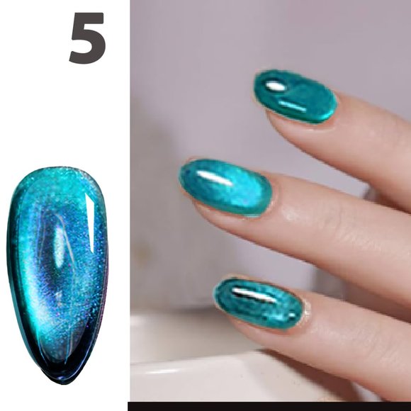 nail gel / cat eye gel / free magnet / 9d - Picture 1 of 5